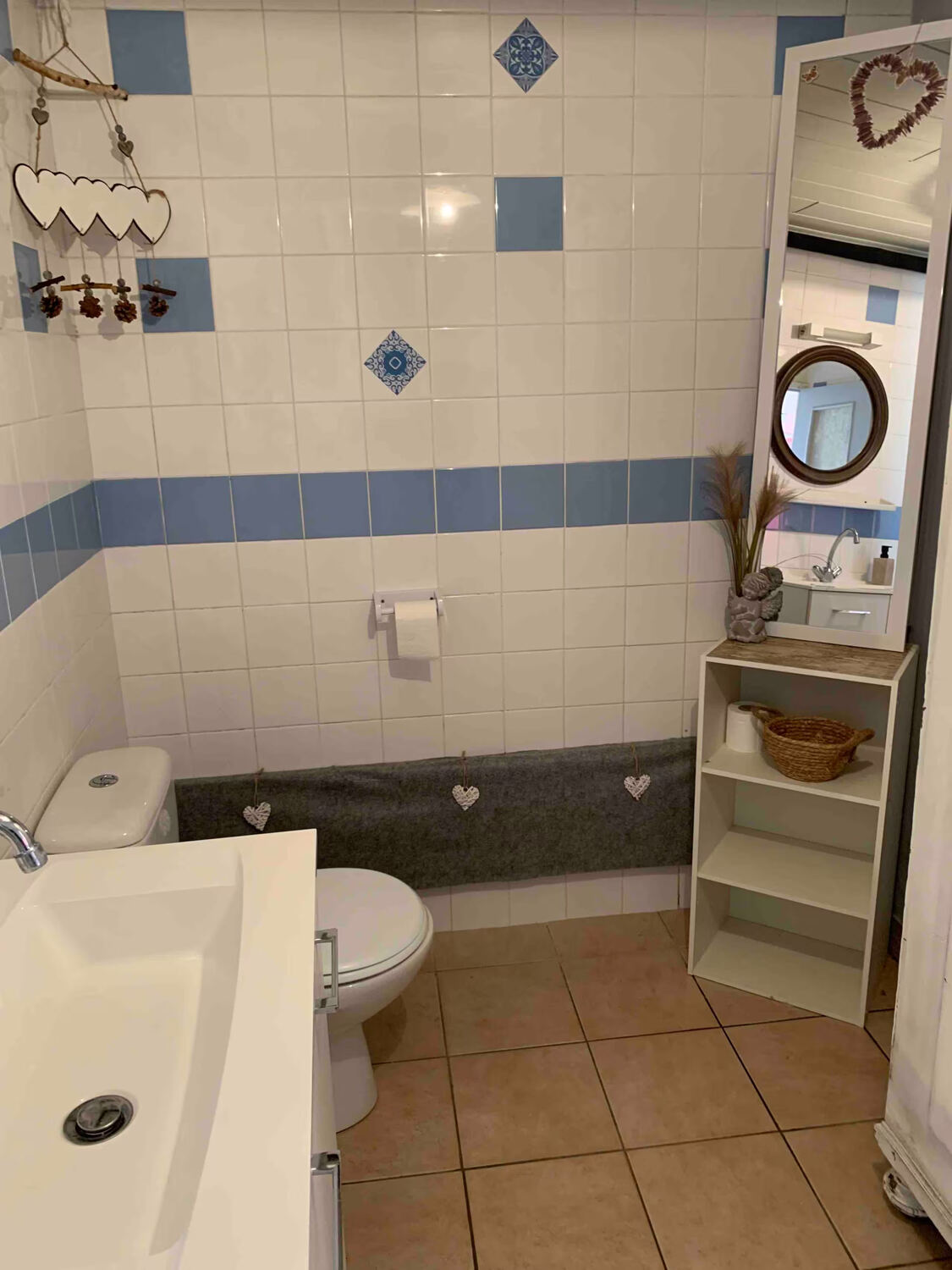 Salle d'eau du gîte